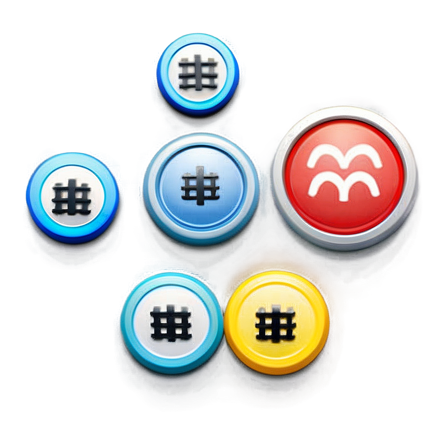 Matte Buttons Selection Png 06262024 PNG Image