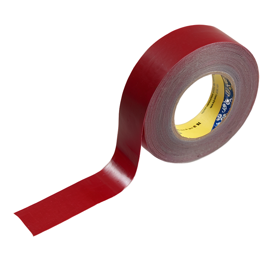 Matte Finish Red Tape Png 06132024 PNG Image