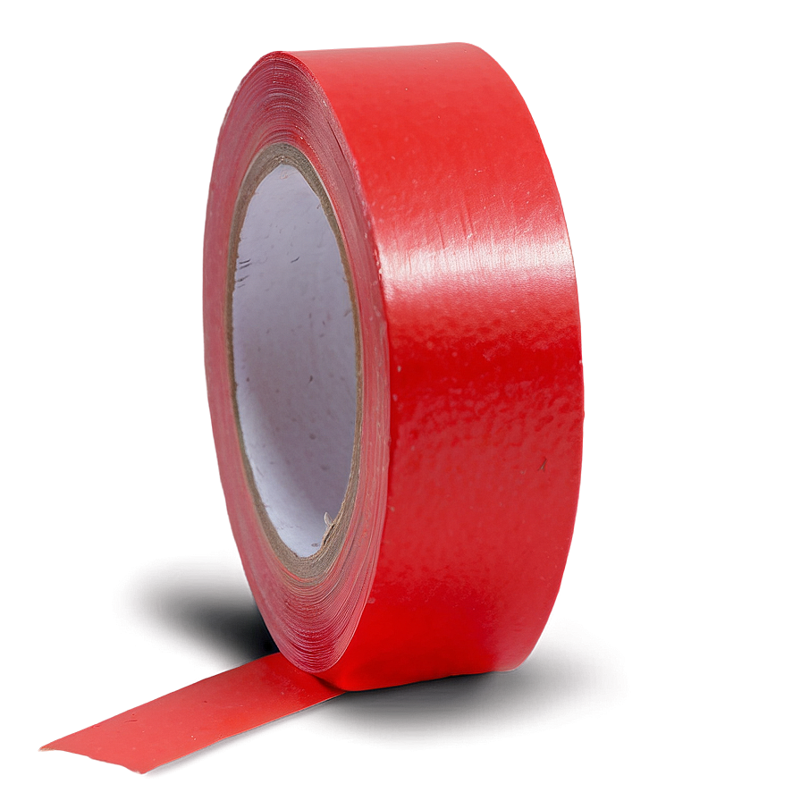 Matte Finish Red Tape Png Njn65 PNG Image