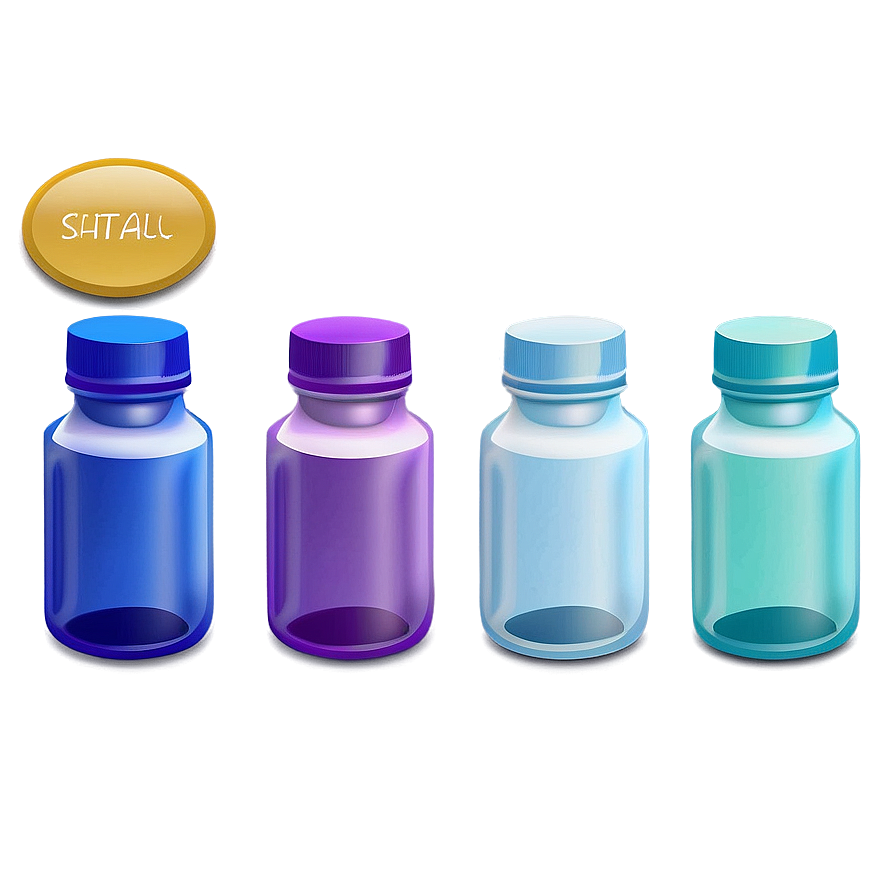 Matte Pill Bottle Png Rwv PNG Image