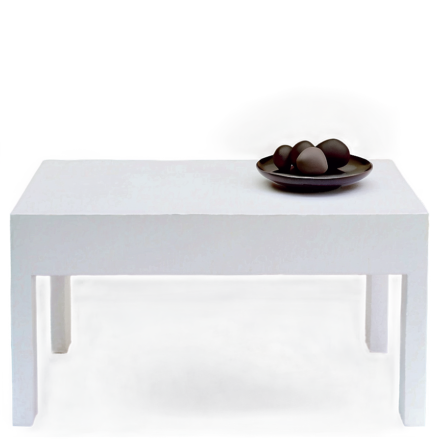 Matte White Table Png Tcj93 PNG Image