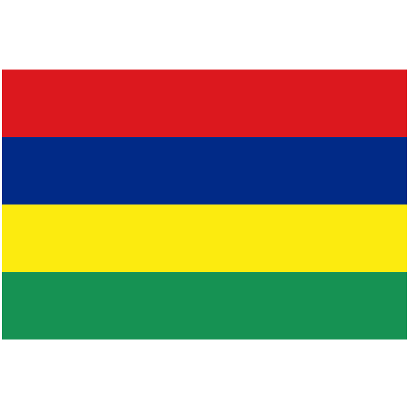 Mauritius Flag Graphic PNG Image