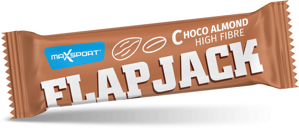 Max Sport Choco Almond High Fibre Flapjack Bar PNG Image