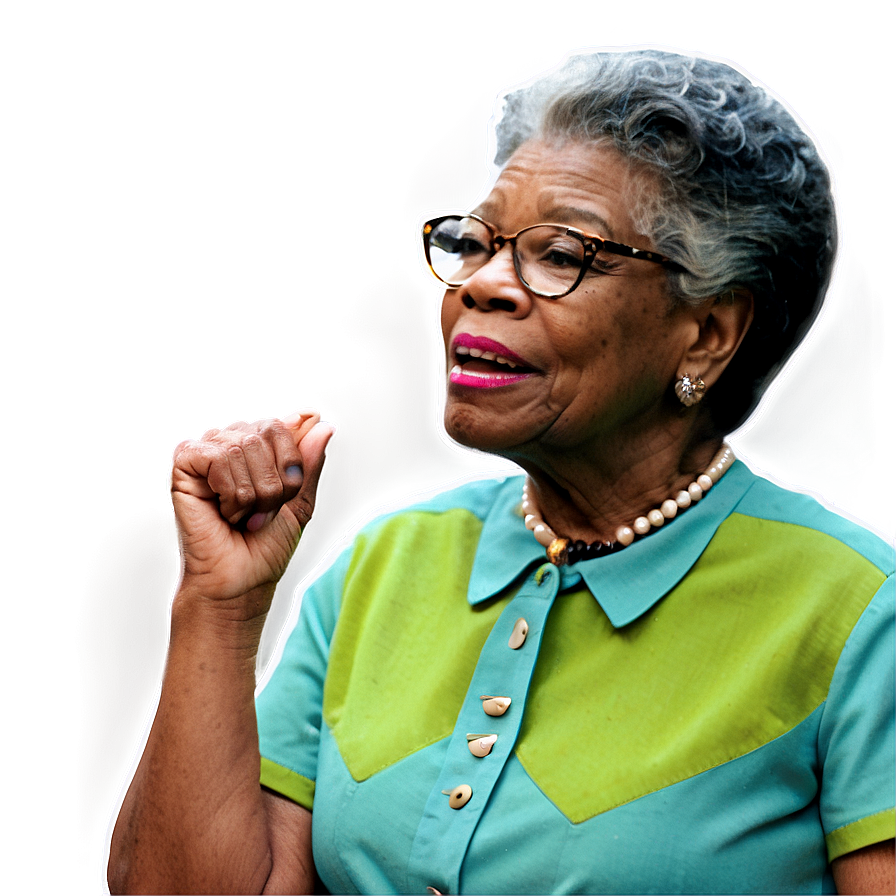 Maya Angelou Black History Month Png 32 PNG Image