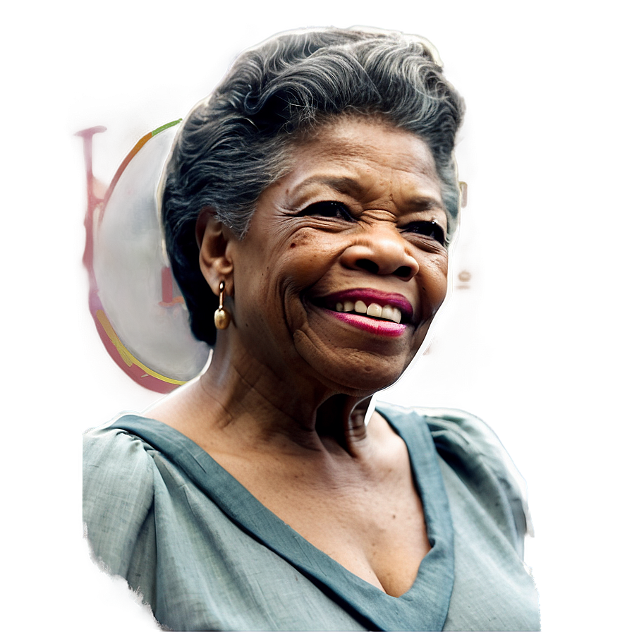 Maya Angelou Timeless Influence Png Acg68 PNG Image