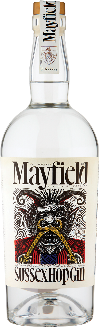 Mayfield Sussex Hop Gin Bottle PNG Image