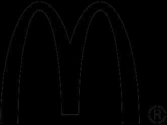 Mc Donalds Iconic Golden Arches PNG Image