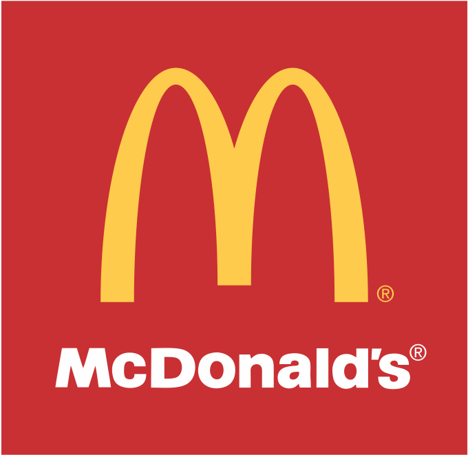 Mc Donalds Logo Red Background PNG Image