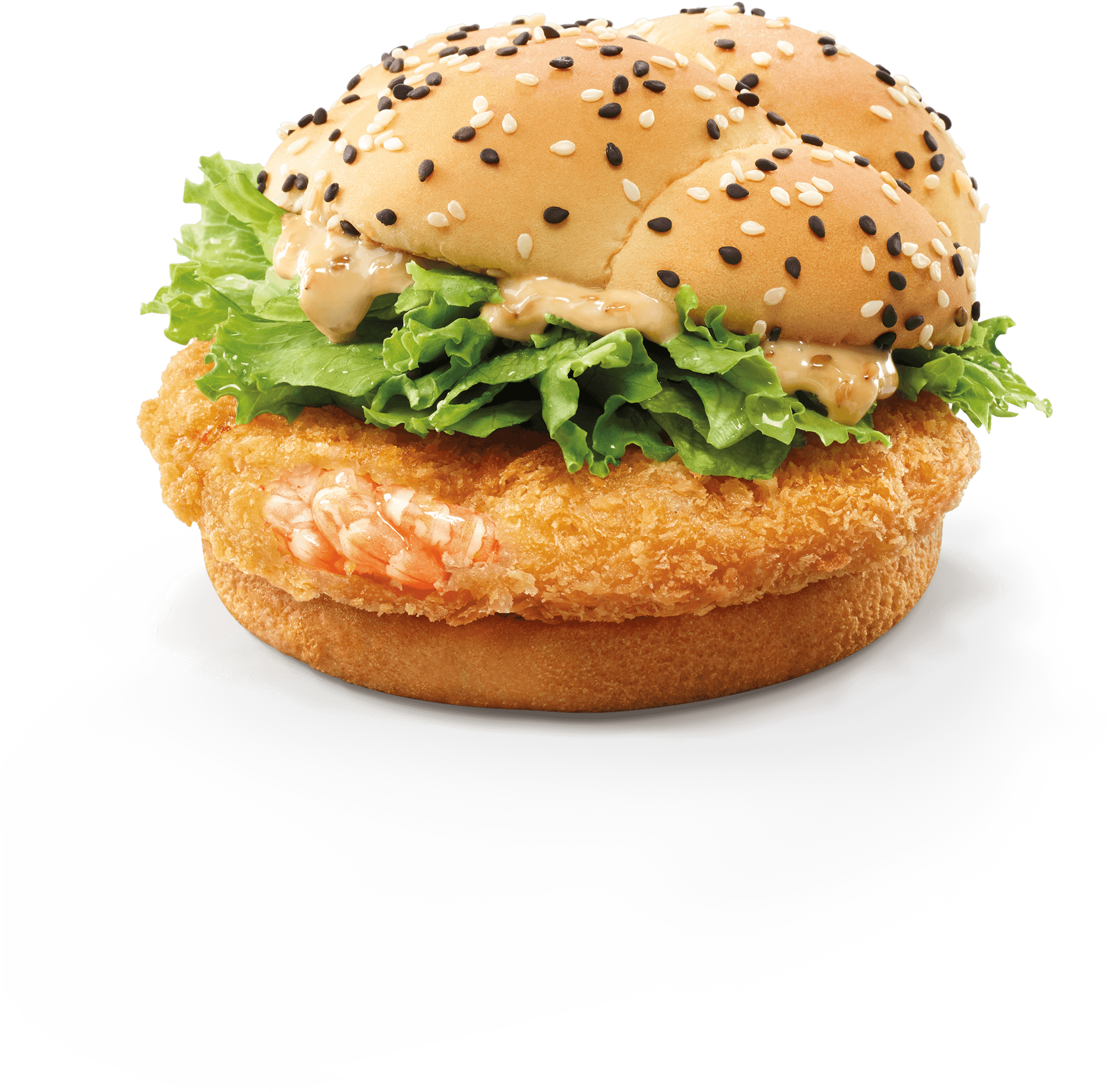 Mc Donalds Shrimp Burger PNG Image