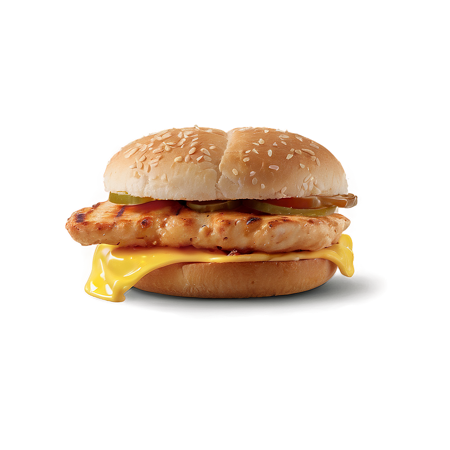 Mcdonald's Grilled Chicken Sandwich Png 05212024 PNG Image