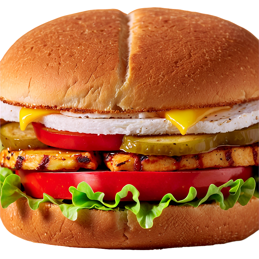 Mcdonald's Grilled Chicken Sandwich Png Edj PNG Image