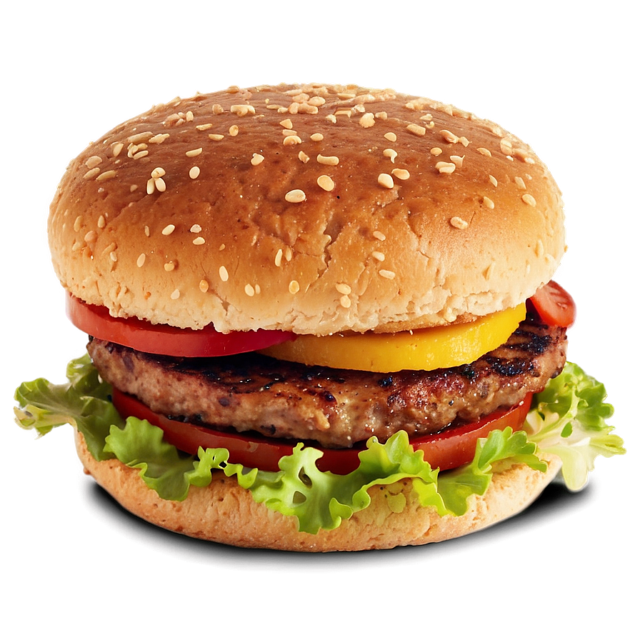 Mcdonalds Gluten-free Burger Png 06272024 PNG Image