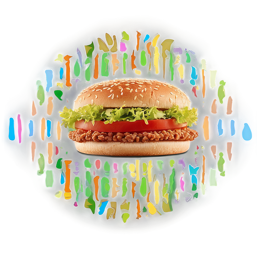 Mcdonalds Veggie Deluxe Burger Png Xmk13 PNG Image