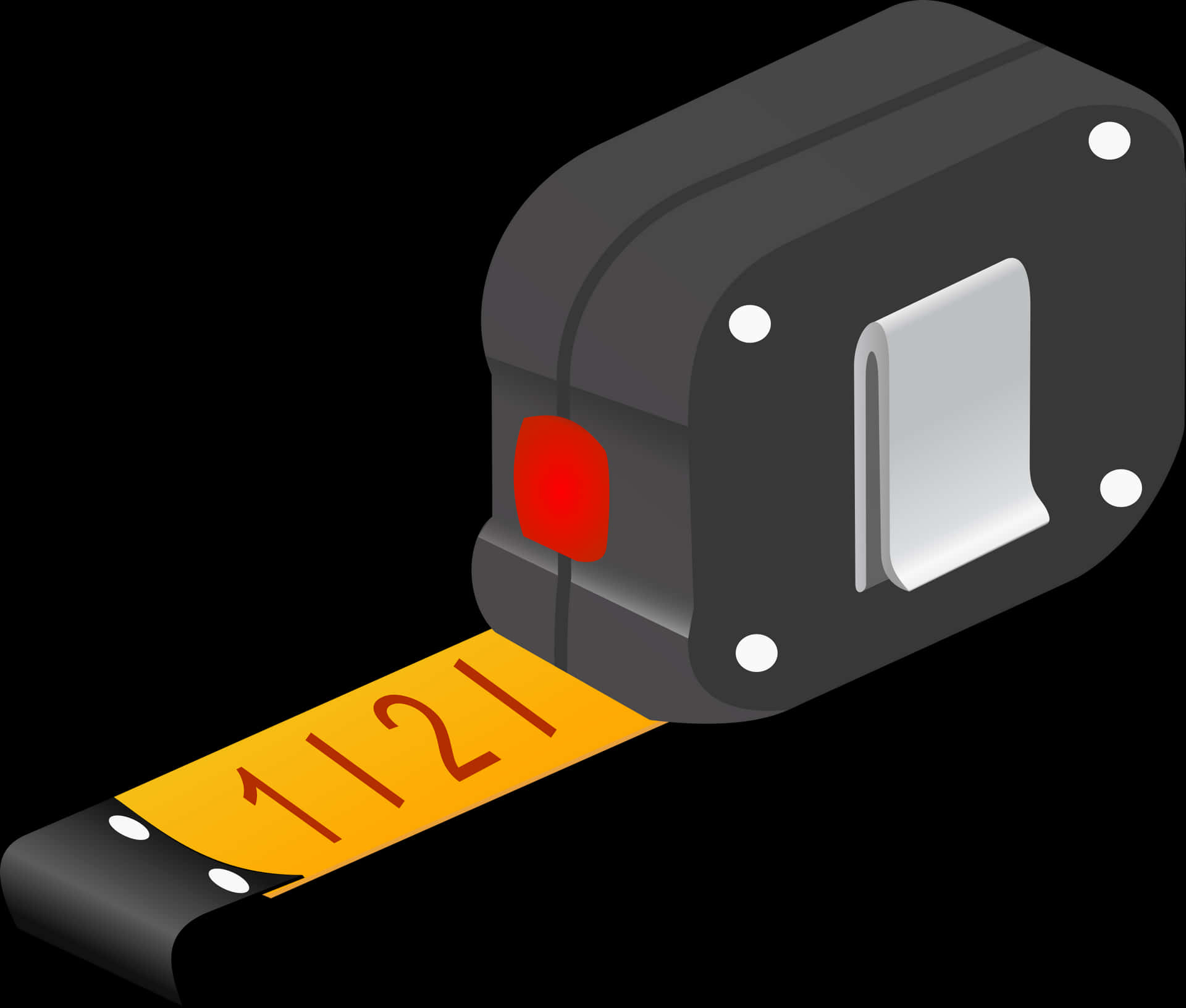 Measuring Tape Vector Illustration PNG Image