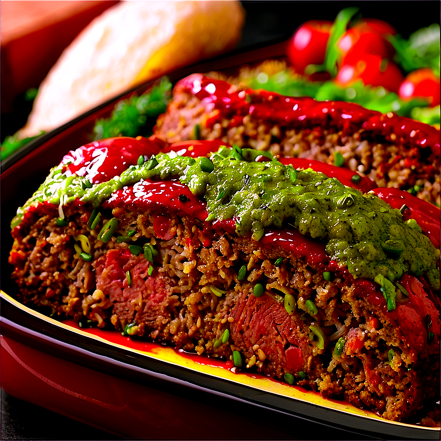 Meatloaf With Pesto Twist Png 60 PNG Image