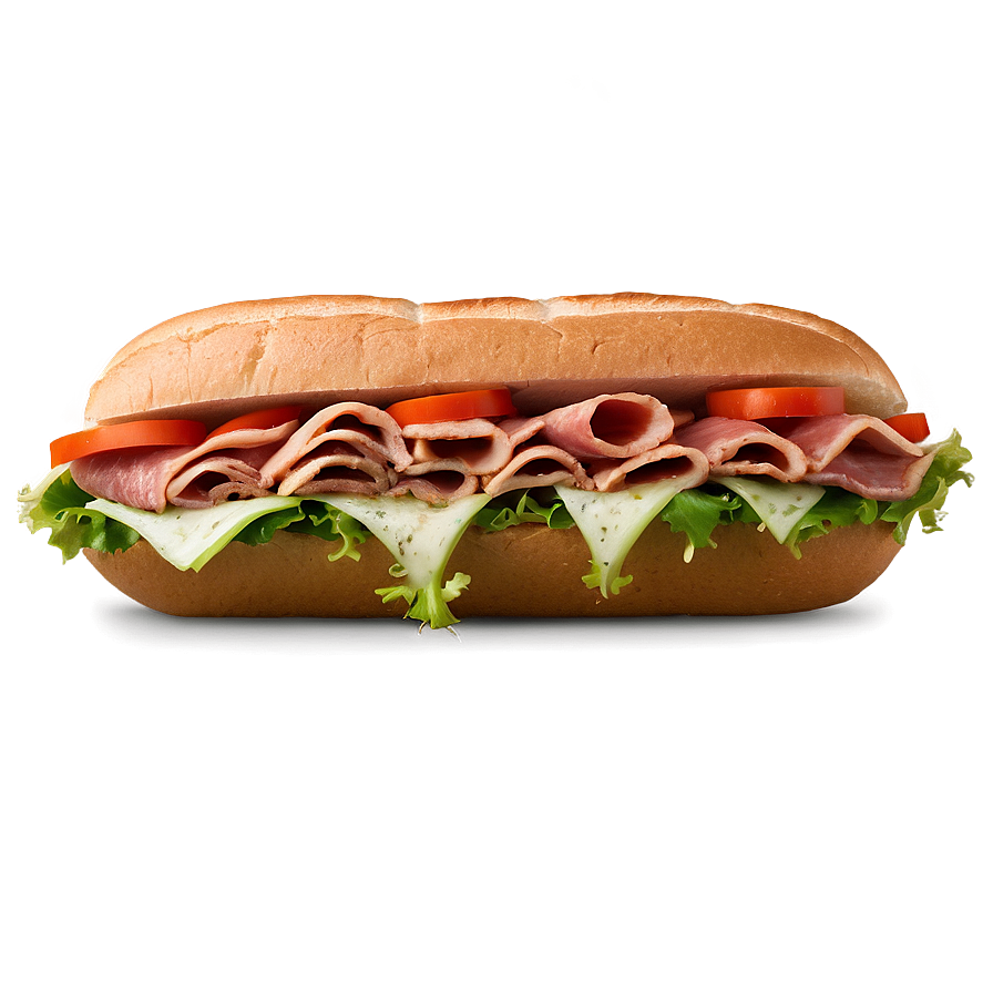 Meaty Sub Sandwich Png 06272024 PNG Image