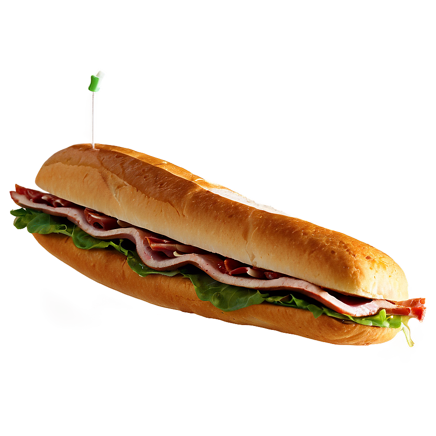 Meaty Sub Sandwich Png Kjf PNG Image