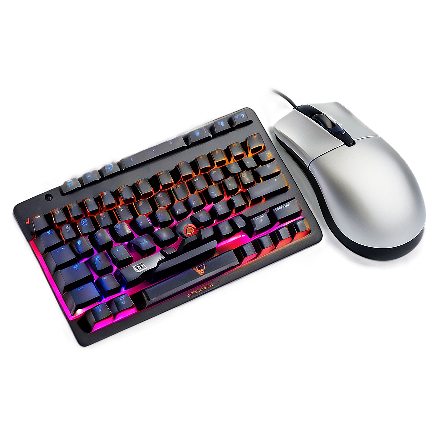 Mechanical Keyboard And Rgb Mouse Png Kus40 PNG Image