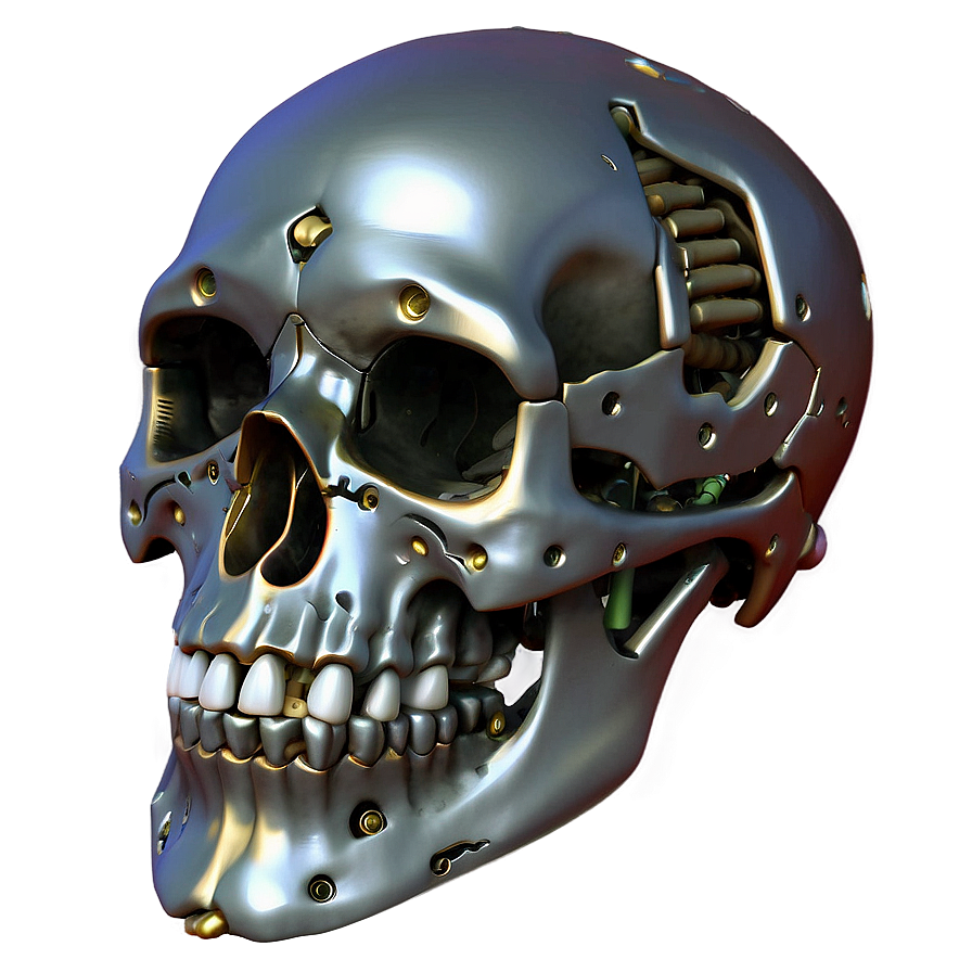 Mechanical Skull Avatar Png C PNG Image