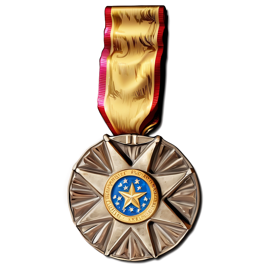 Medal Of Honor Illustration Png Oga54 PNG Image