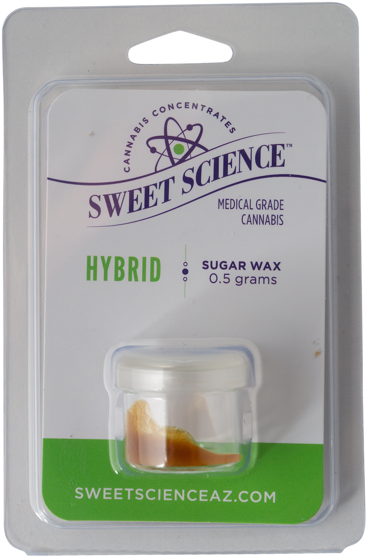 Medical Cannabis Sugar Wax Hybrid Packaging PNG Image