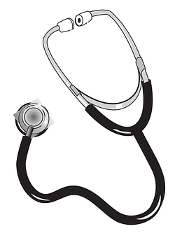 Medical Stethoscope Vector Illustration PNG Image