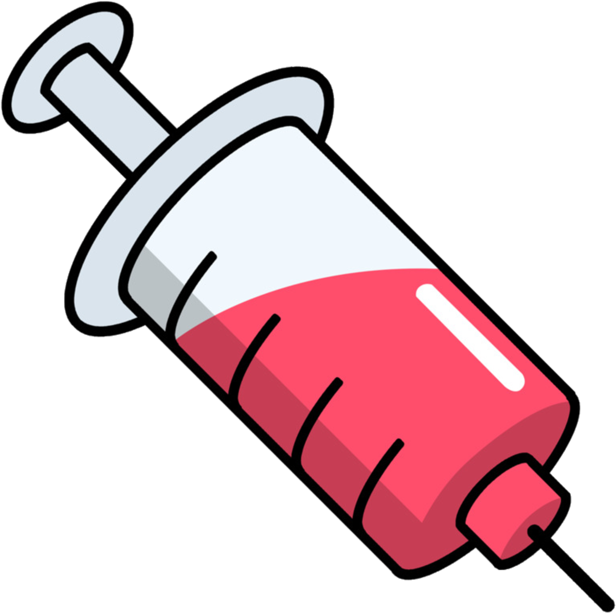 Medical Syringe Clipart PNG Image