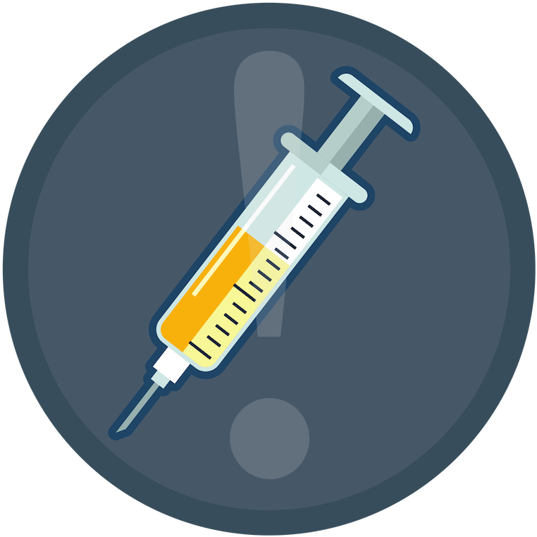 Medical Syringe Icon PNG Image