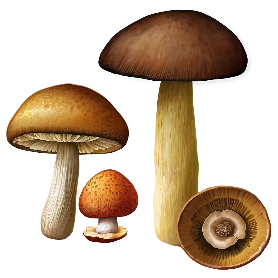 Medicinal Mushrooms Png 14 PNG Image