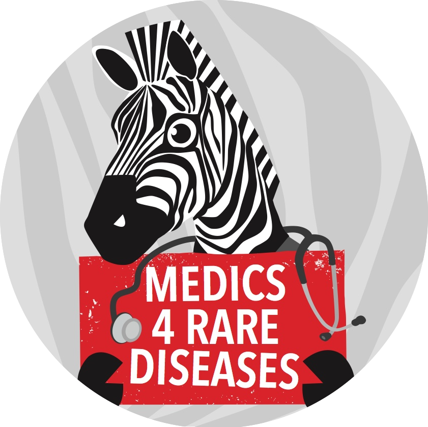 Medics4 Rare Diseases Zebra Logo PNG Image