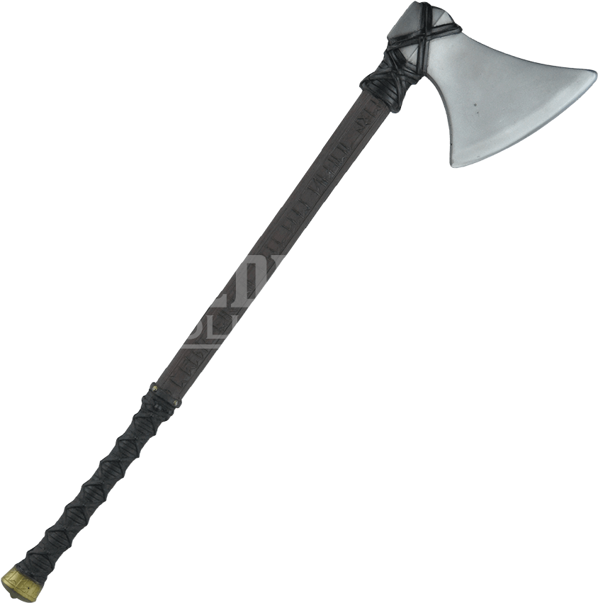 Medieval Axe Replica PNG Image