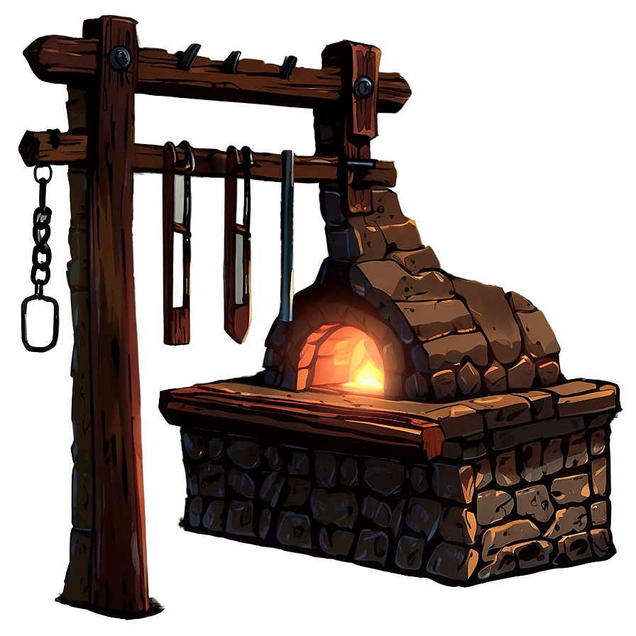 Medieval Blacksmith Forge Png 06232024 PNG Image