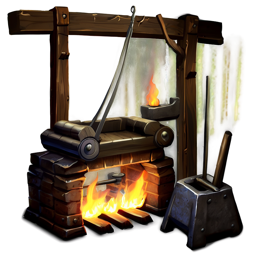 Medieval Blacksmith Forge Png Uno PNG Image