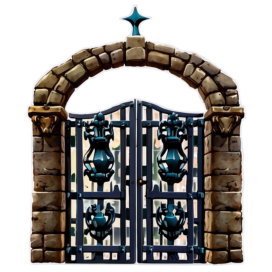 Medieval Castle Gate Png Lme PNG Image