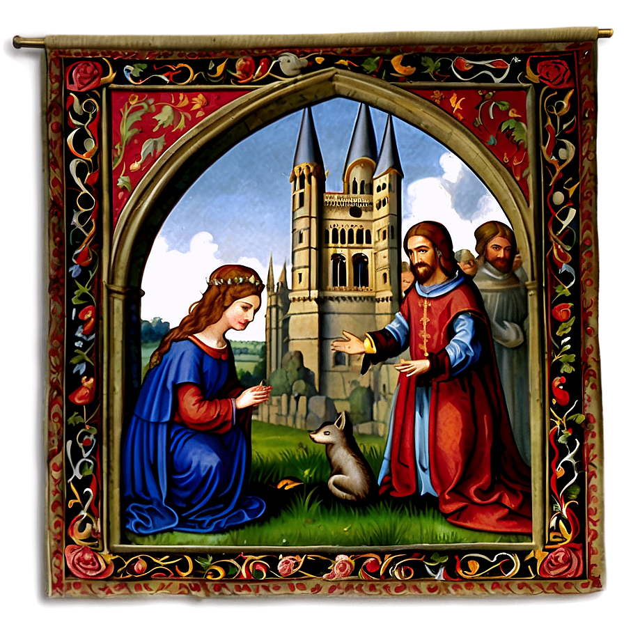 Medieval Gothic Tapestry Png 53 PNG Image