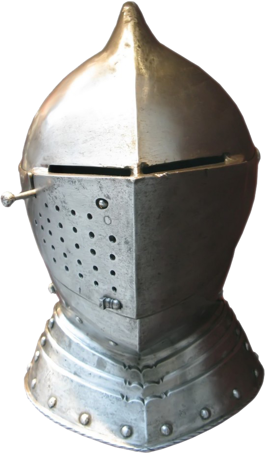 Medieval Knight Helmet PNG Image