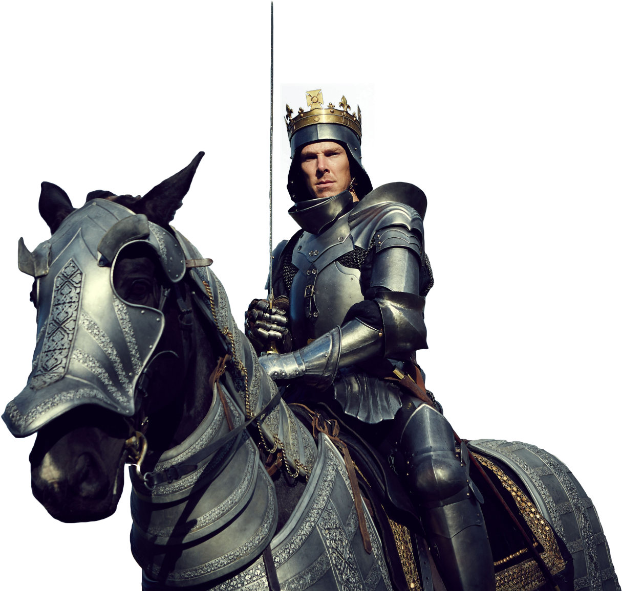 Medieval Knighton Horseback PNG Image