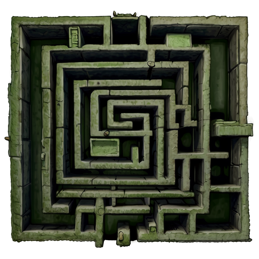 Medieval Labyrinth Drawing Png 14 PNG Image