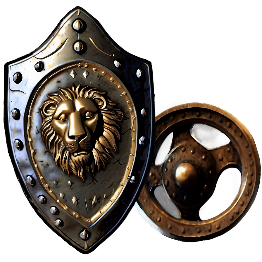 Medieval Lion Shield Png Jjq76 PNG Image