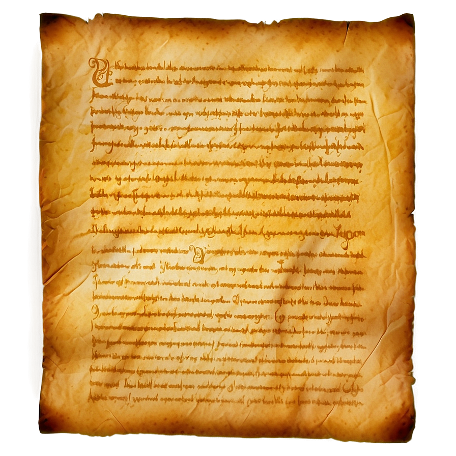 Medieval Parchment Paper Png 05232024 PNG Image