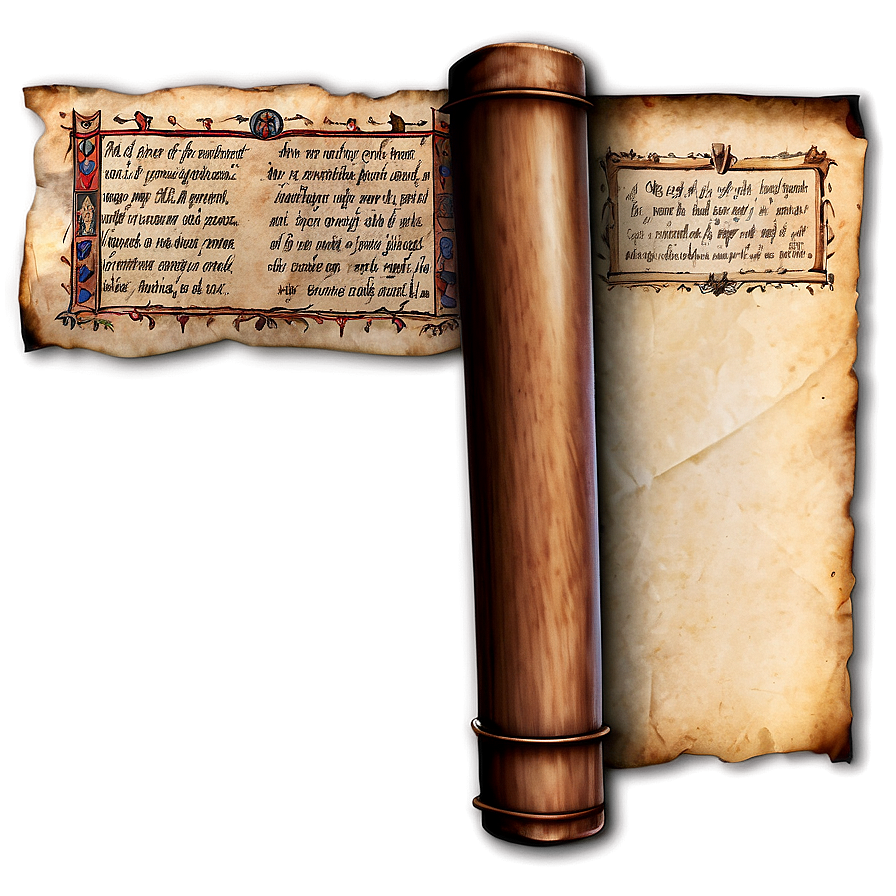 Medieval Parchment Paper Png Oxo73 PNG Image