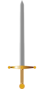 Medieval Sword Illustration PNG Image