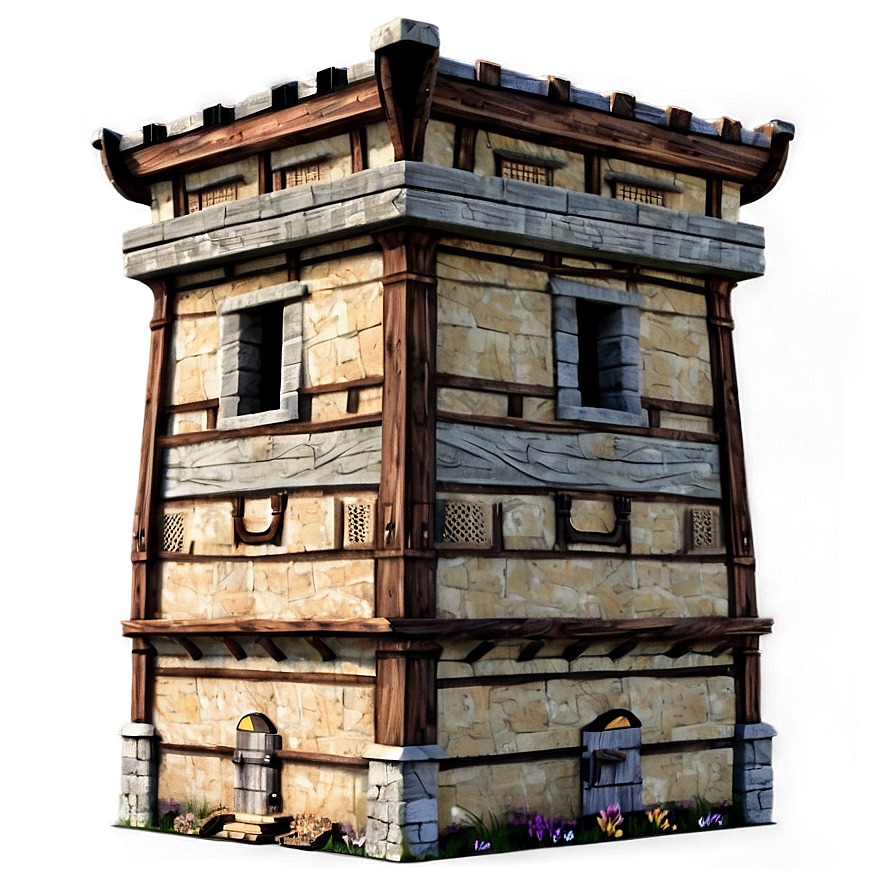 Medieval Tower Building Png 05232024 PNG Image