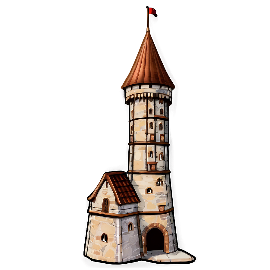 Medieval Tower Building Png Ugq PNG Image