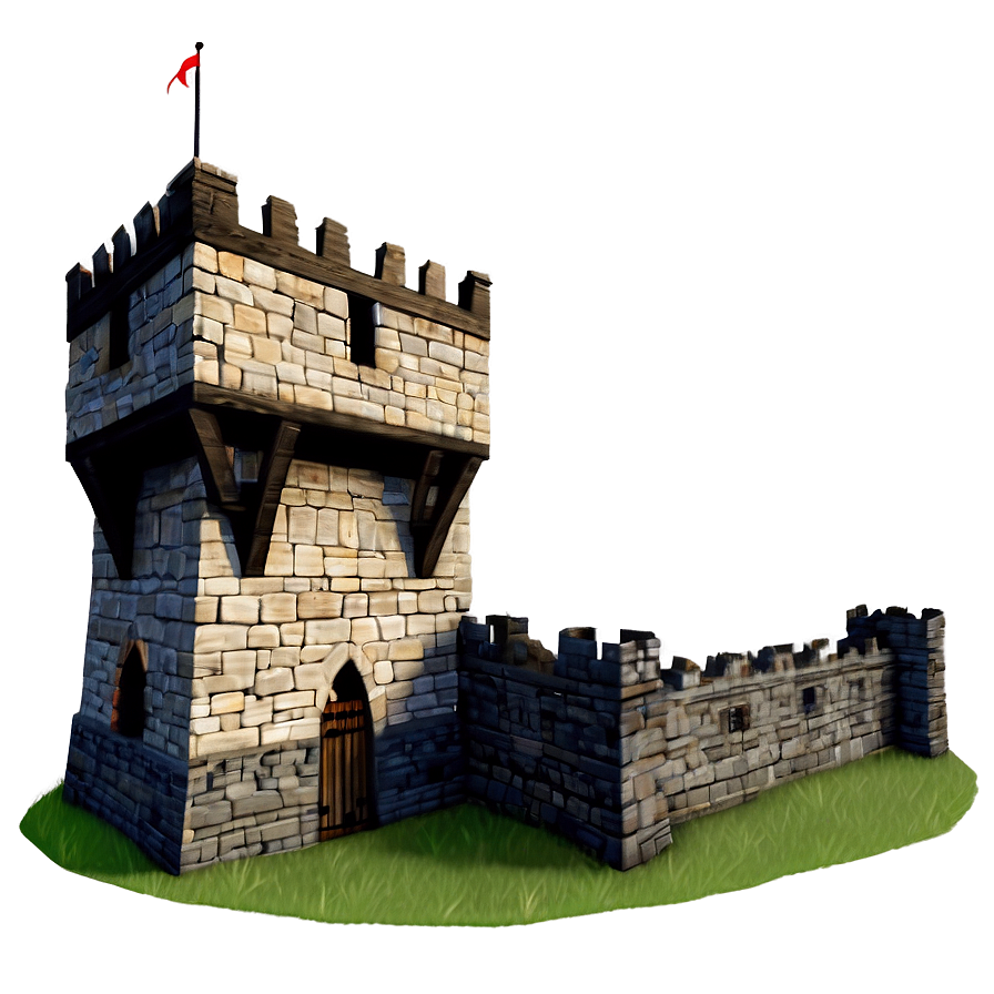 Medieval Tower Fortress Png Yjv31 PNG Image