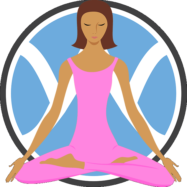 Meditating Yoga Pose Vector PNG Image