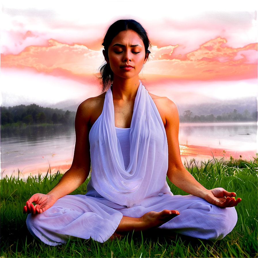 Meditation For Concentration Png Hvf58 PNG Image