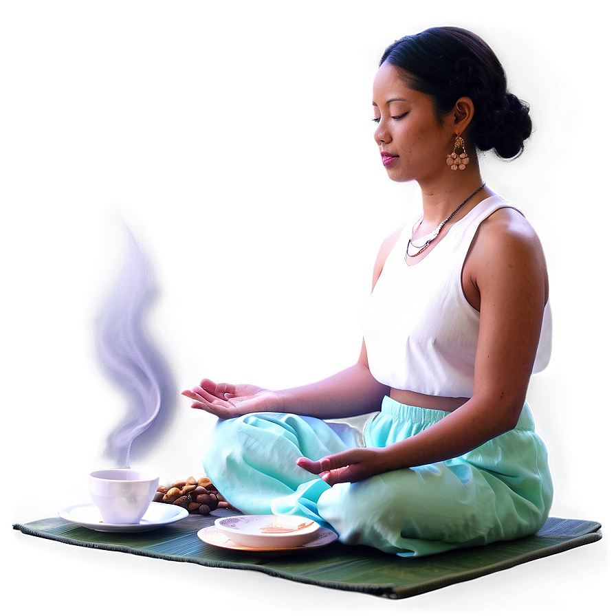 Meditation Tea Ritual Png 18 PNG Image