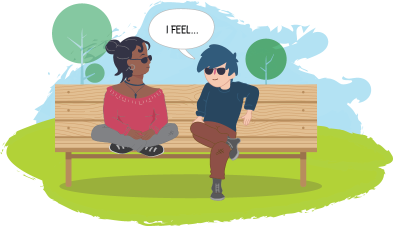 Meditationand Conversation Park Bench PNG Image