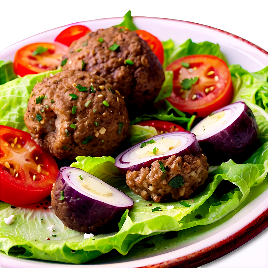 Mediterranean Meatball Salad Png Xyx PNG Image